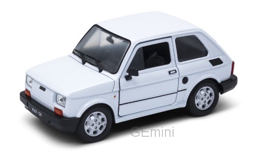 Miniature 1:24 - FIAT 126 Blanche