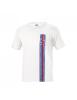 Tee shirt Sparco Martini Racing avec bande Couleur : Blanc