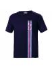 Tee shirt Sparco Martini Racing avec bande Couleur : Bleu Marine