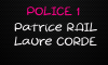 Noms Pilote - Copilote - 30CM X2 Police d'écriture : Police 1