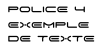 Stickers lettrage - Personnalisé Police d'écriture : Police 4
