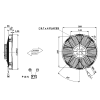 Ventilateur Comex - diamètre 10 - 255mm - 1830M3/h - soufflant - hp PM Racing