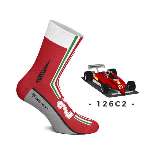 Chaussettes F1 Rouge N°27 PM Racing