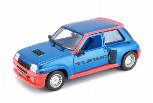 Miniature 1:24 - Renault 5 turbo bleue et rouge