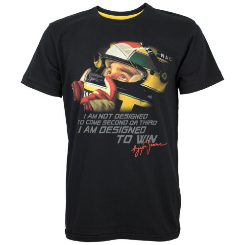 Tee Shirt - Ayrton Senna - Designed to win