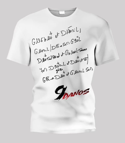 Tee Shirt - By Danos - Notes 2021
