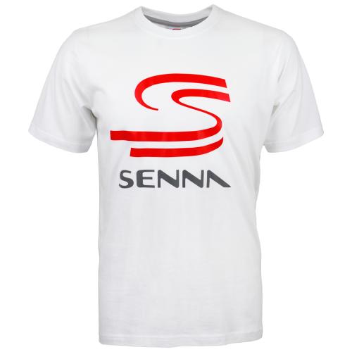 Tee Shirt - Ayrton Senna - Senna White