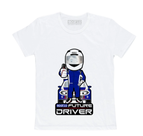 Tee-shirt - SPARCO - Future driver Blanc